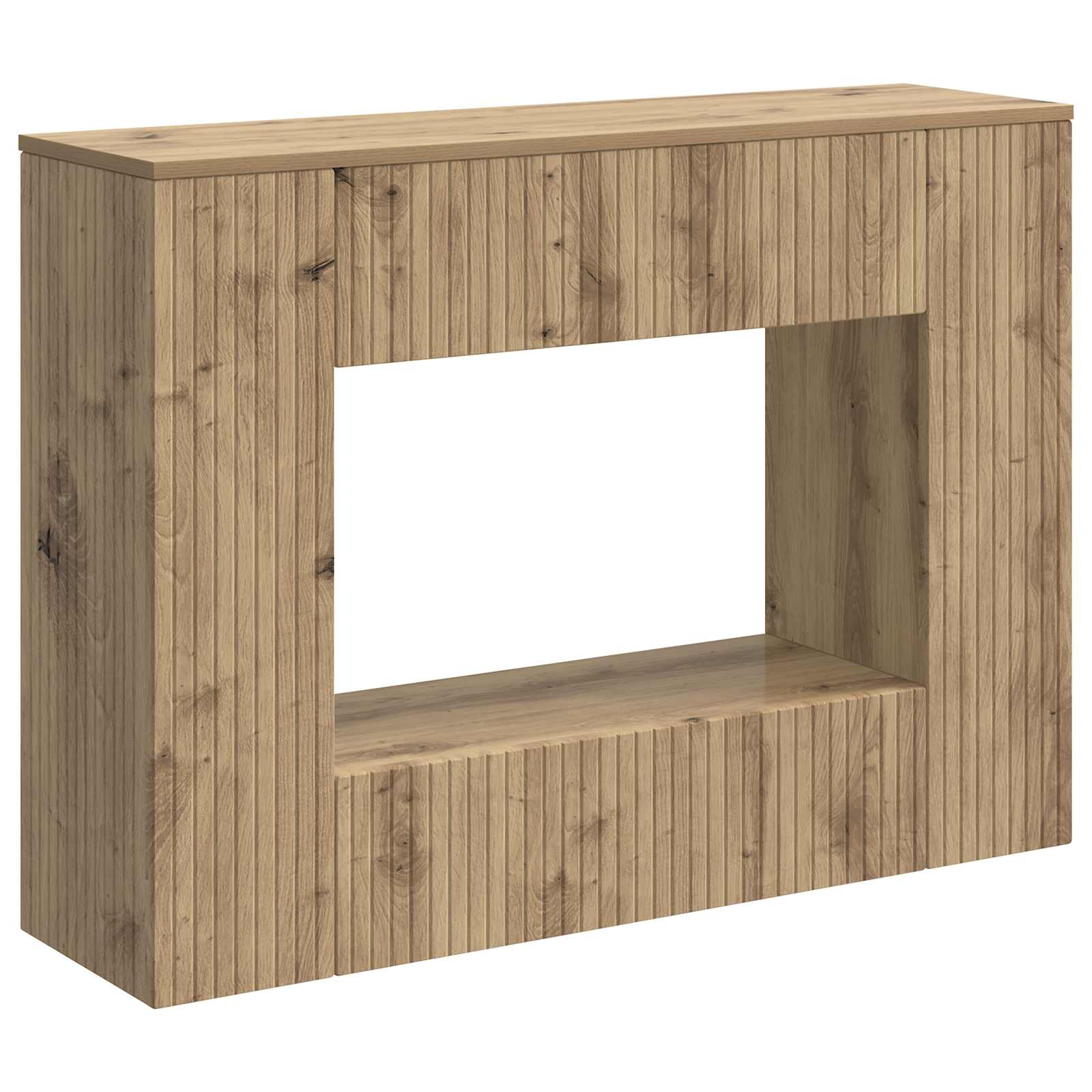 vidaXL Konsola Dąb Rzemieślniczy 101 x 29 x 74 cm Drewno inżynieryjne