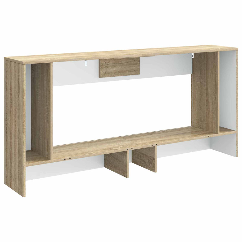 vidaXL Konsola Paski Dąb Sonoma 155 x 29 x 74 cm Drewno inżynieryjne