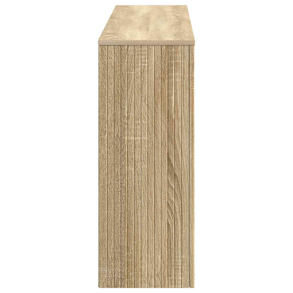 vidaXL Konsola Paski Dąb Sonoma 155 x 29 x 74 cm Drewno inżynieryjne