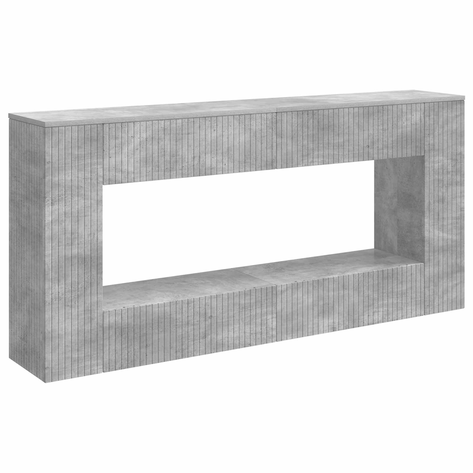 vidaXL Konsola Betonowy Szary 155 x 29 x 74 cm Drewno inżynieryjne