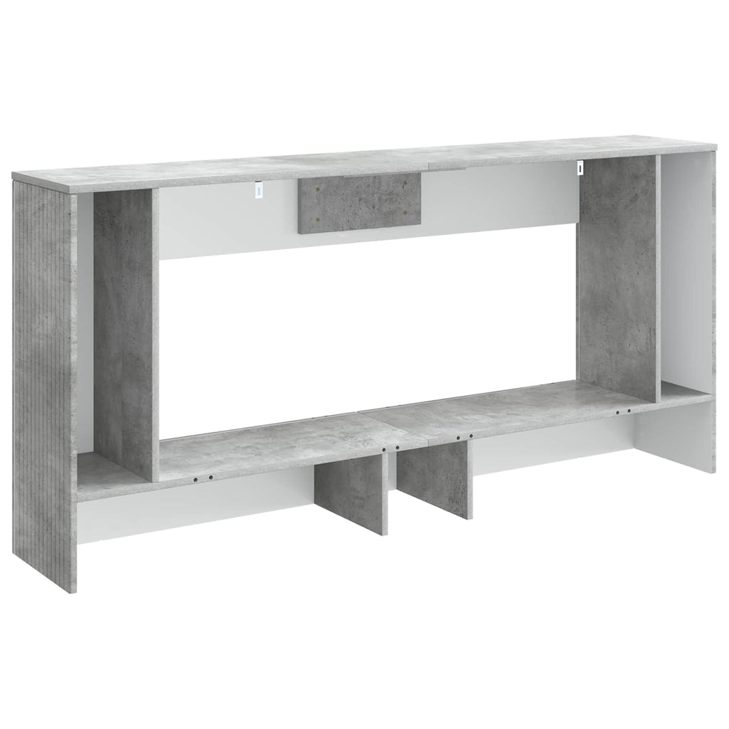 vidaXL Konsola Betonowy Szary 155 x 29 x 74 cm Drewno inżynieryjne