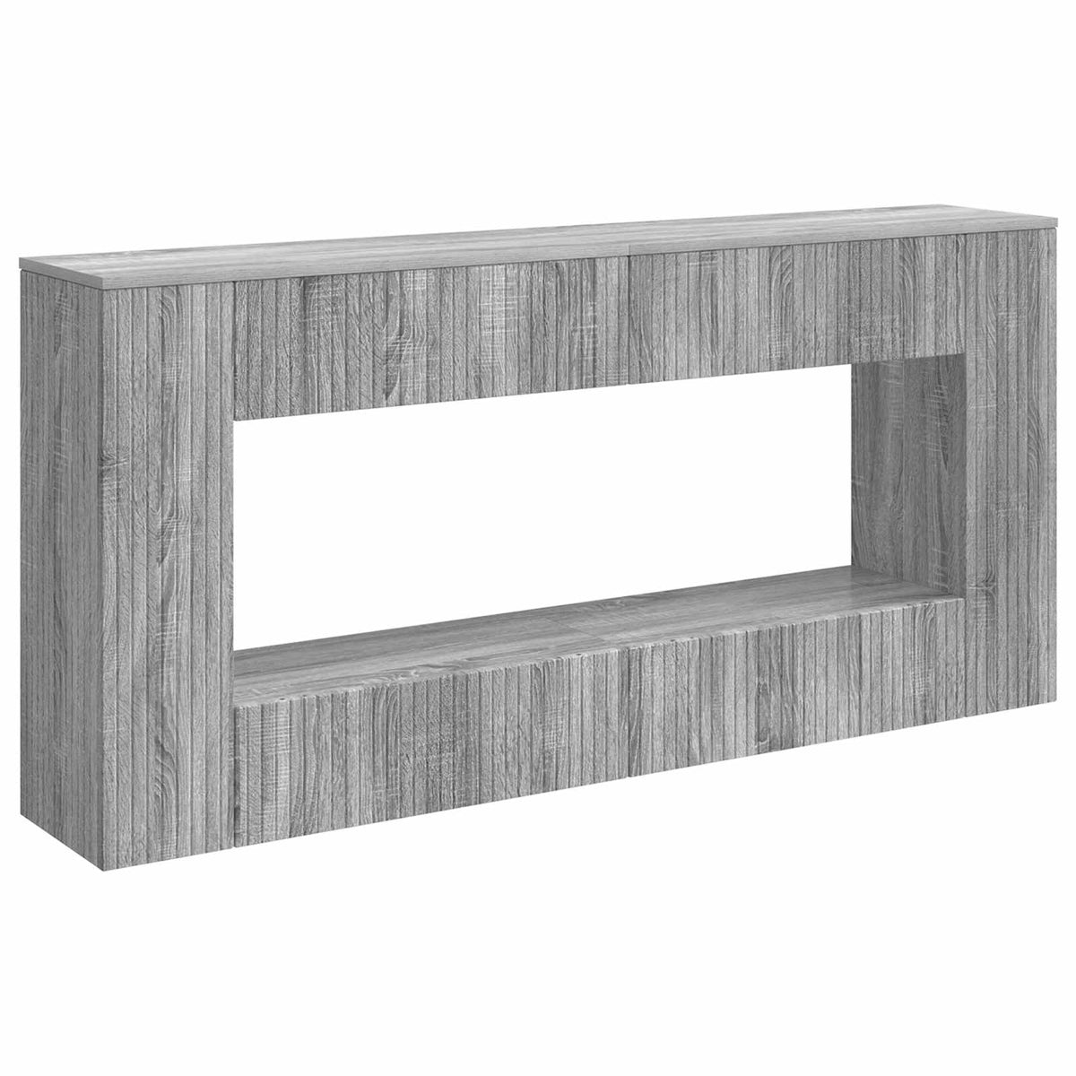 vidaXL Konsola Szary Sonoma 155 x 29 x 74 cm Drewno inżynieryjne