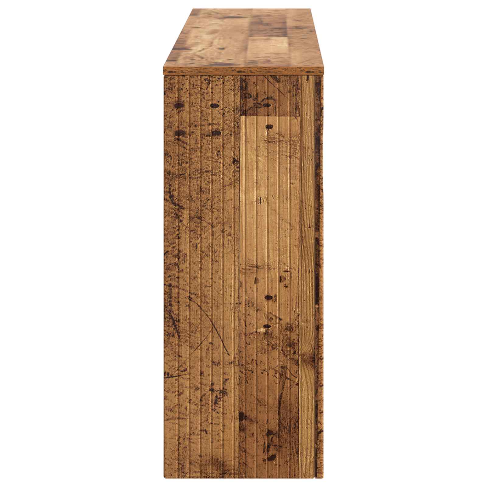 vidaXL Konsola Paski Stare drewno 155 x 29 x 74 cm Drewno inżynieryjne