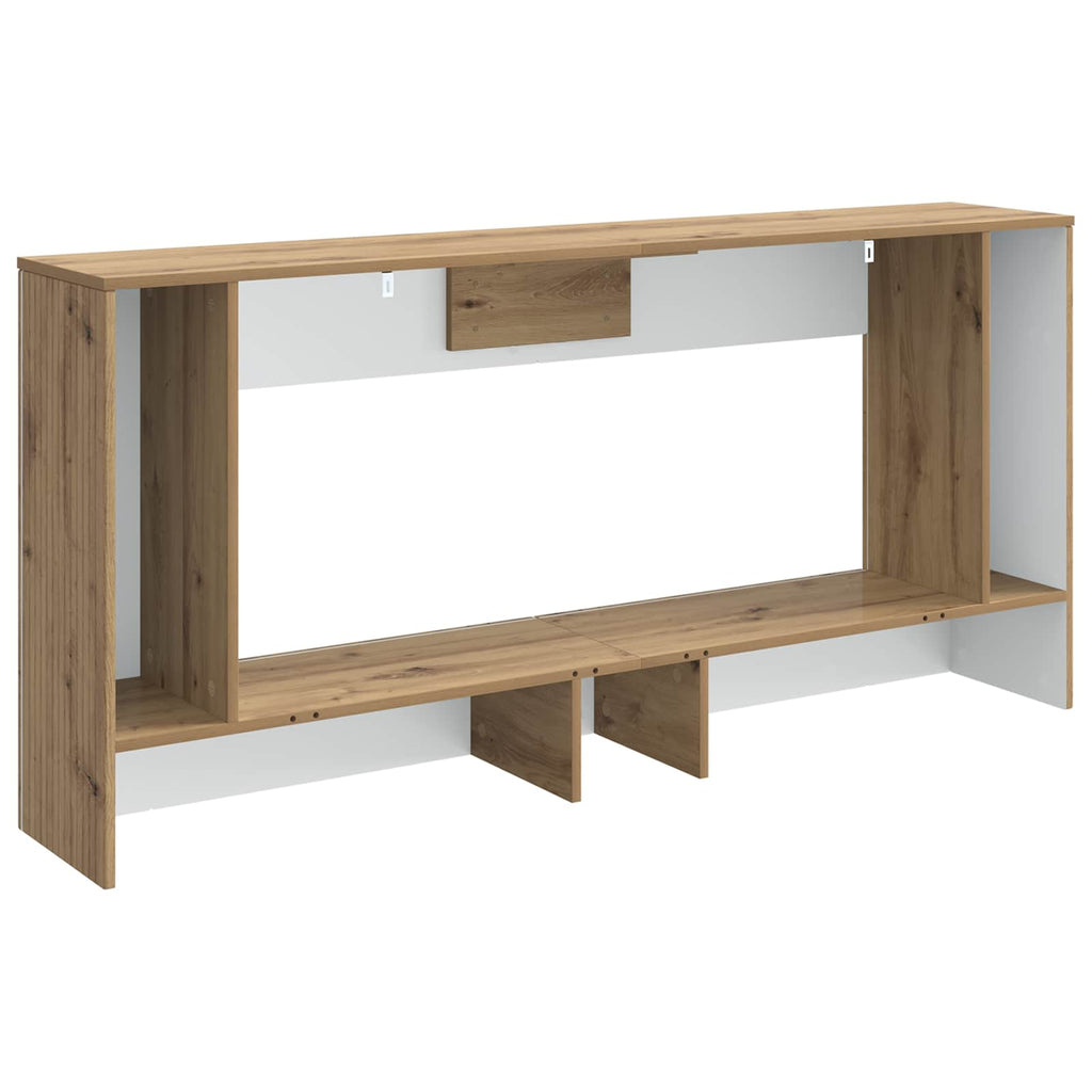 vidaXL Konsola Dąb Rzemieślniczy 155 x 29 x 74 cm Drewno inżynieryjne