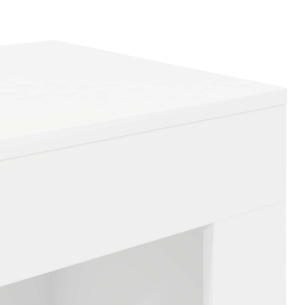 vidaXL Stolik boczny Biały 60 x 40 x 65 cm Drewno inżynieryjne
