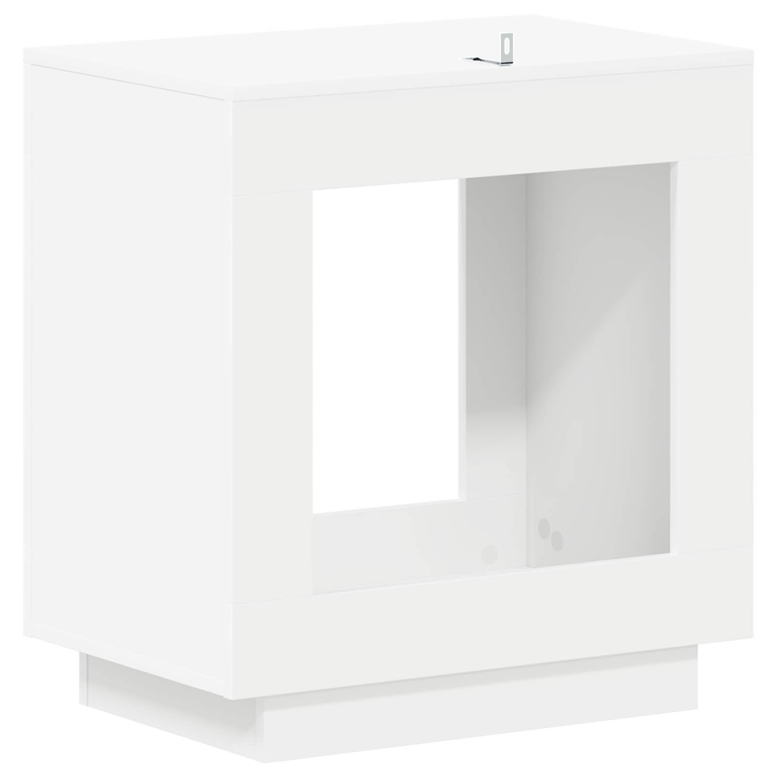 vidaXL Stolik boczny Biały 60 x 40 x 65 cm Drewno inżynieryjne