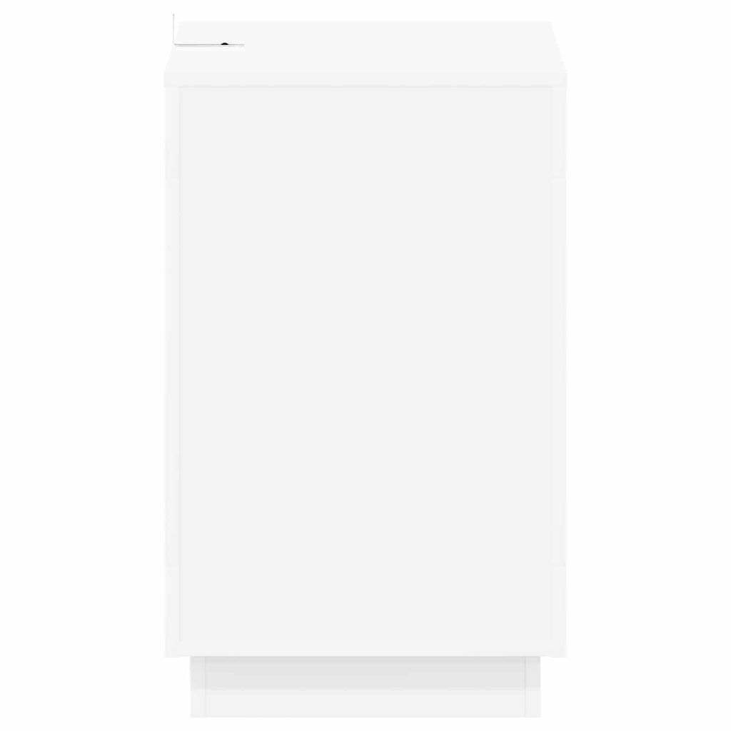 vidaXL Stolik boczny Biały 60 x 40 x 65 cm Drewno inżynieryjne