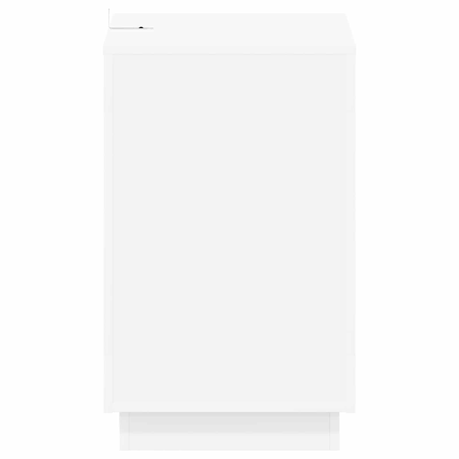 vidaXL Stolik boczny Biały 60 x 40 x 65 cm Drewno inżynieryjne