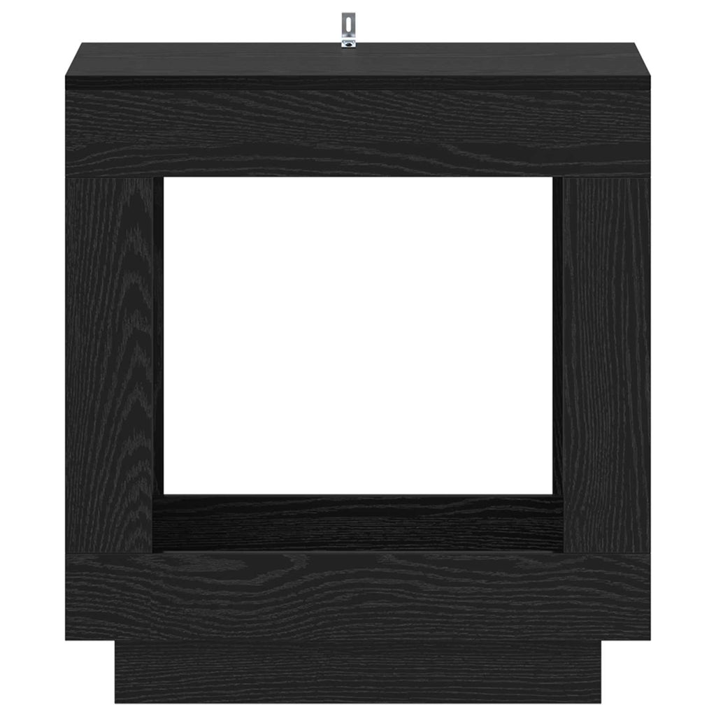 vidaXL Stolik boczny Czarny dąb 60 x 40 x 65 cm Drewno inżynieryjne