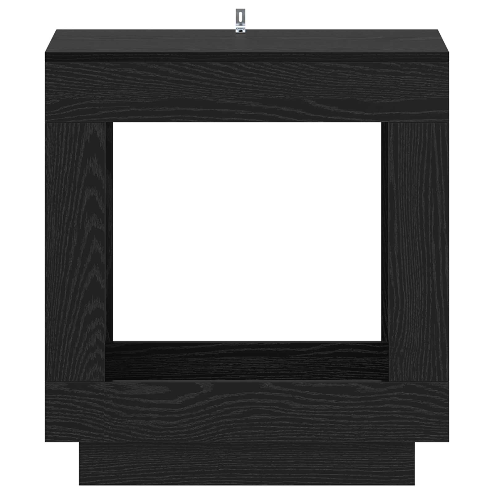 vidaXL Stolik boczny Czarny dąb 60 x 40 x 65 cm Drewno inżynieryjne