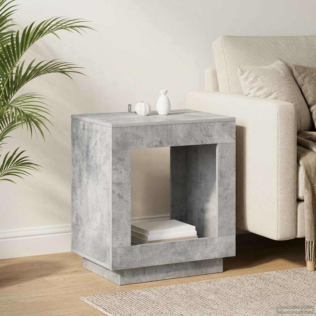 vidaXL Stolik boczny Betonowy szary 60 x 40 x 65 cm