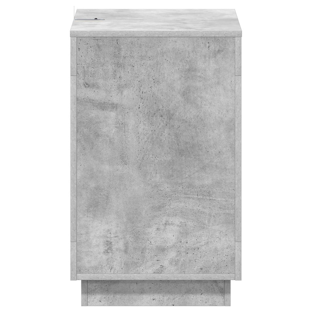 vidaXL Stolik boczny Betonowy szary 60 x 40 x 65 cm
