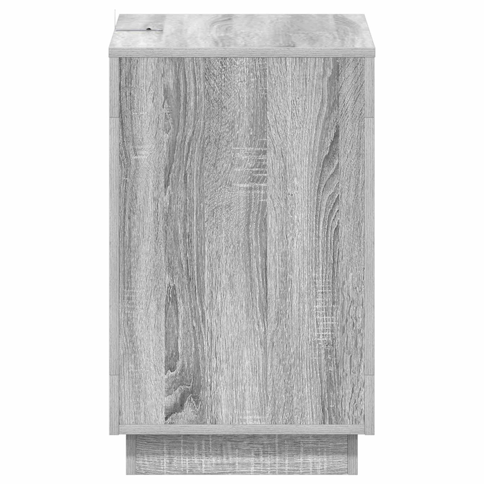 vidaXL Stolik boczny Szary Sonoma 60 x 40 x 65 cm Drewno inżynieryjne
