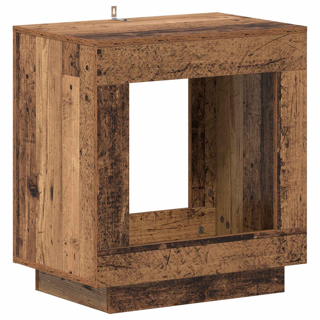 vidaXL Stolik boczny Stare drewno 60 x 40 x 65 cm Drewno inżynieryjne