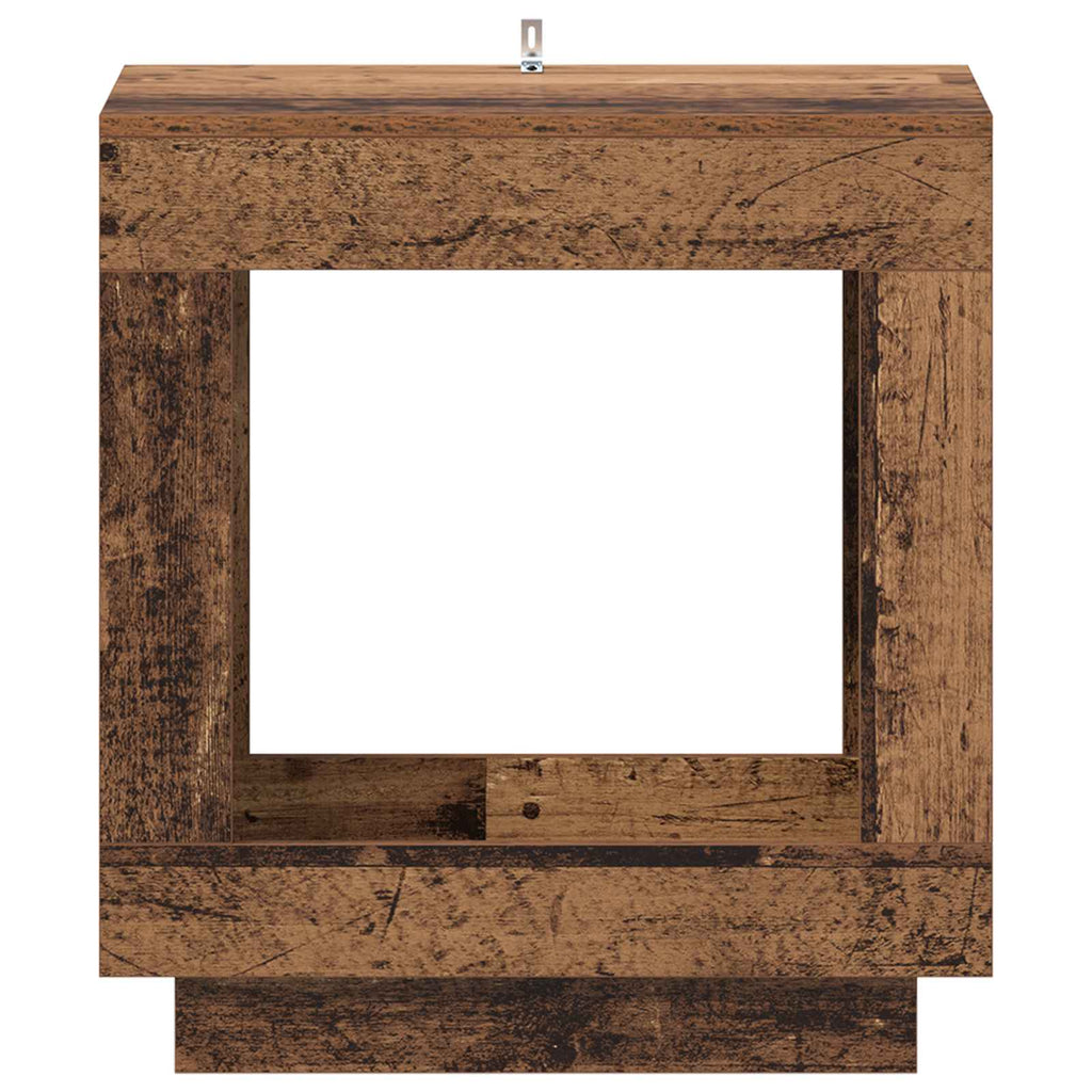 vidaXL Stolik boczny Stare drewno 60 x 40 x 65 cm Drewno inżynieryjne