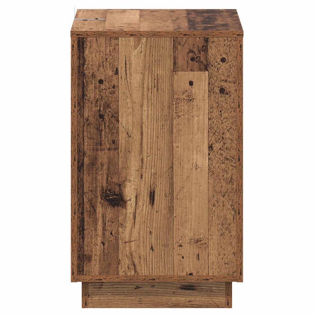 vidaXL Stolik boczny Stare drewno 60 x 40 x 65 cm Drewno inżynieryjne