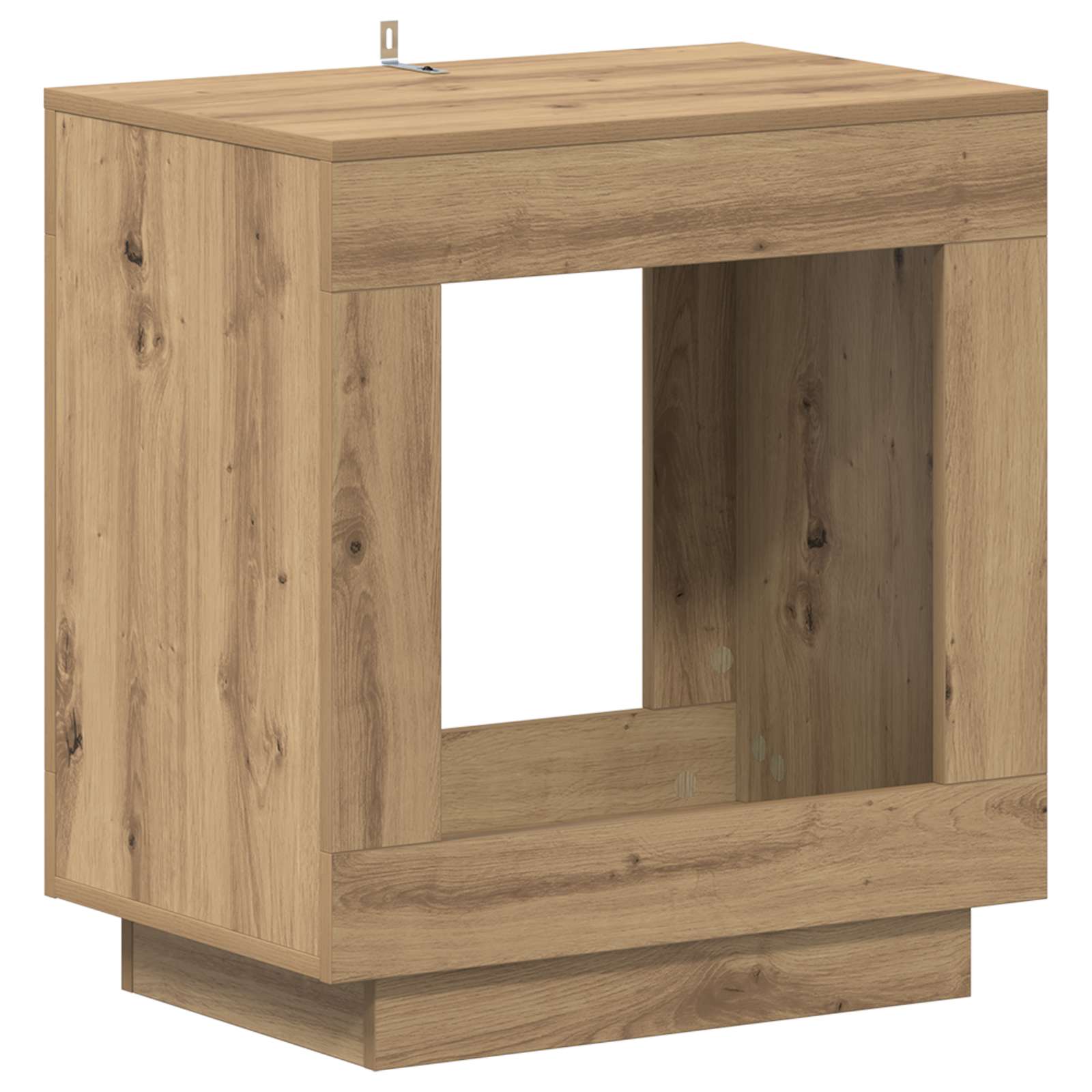vidaXL Stolik boczny Dąb artisan 60 x 40 x 65 cm Drewno inżynieryjne