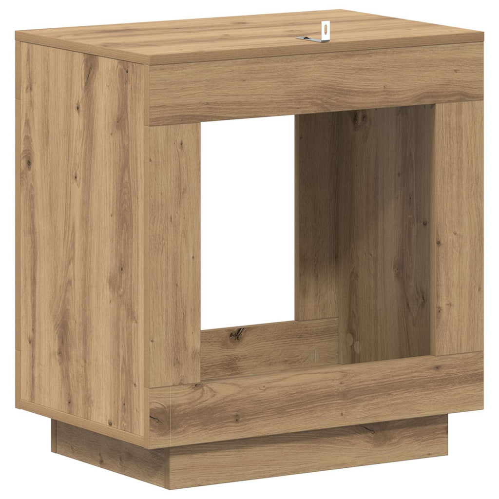 vidaXL Stolik boczny Dąb artisan 60 x 40 x 65 cm Drewno inżynieryjne