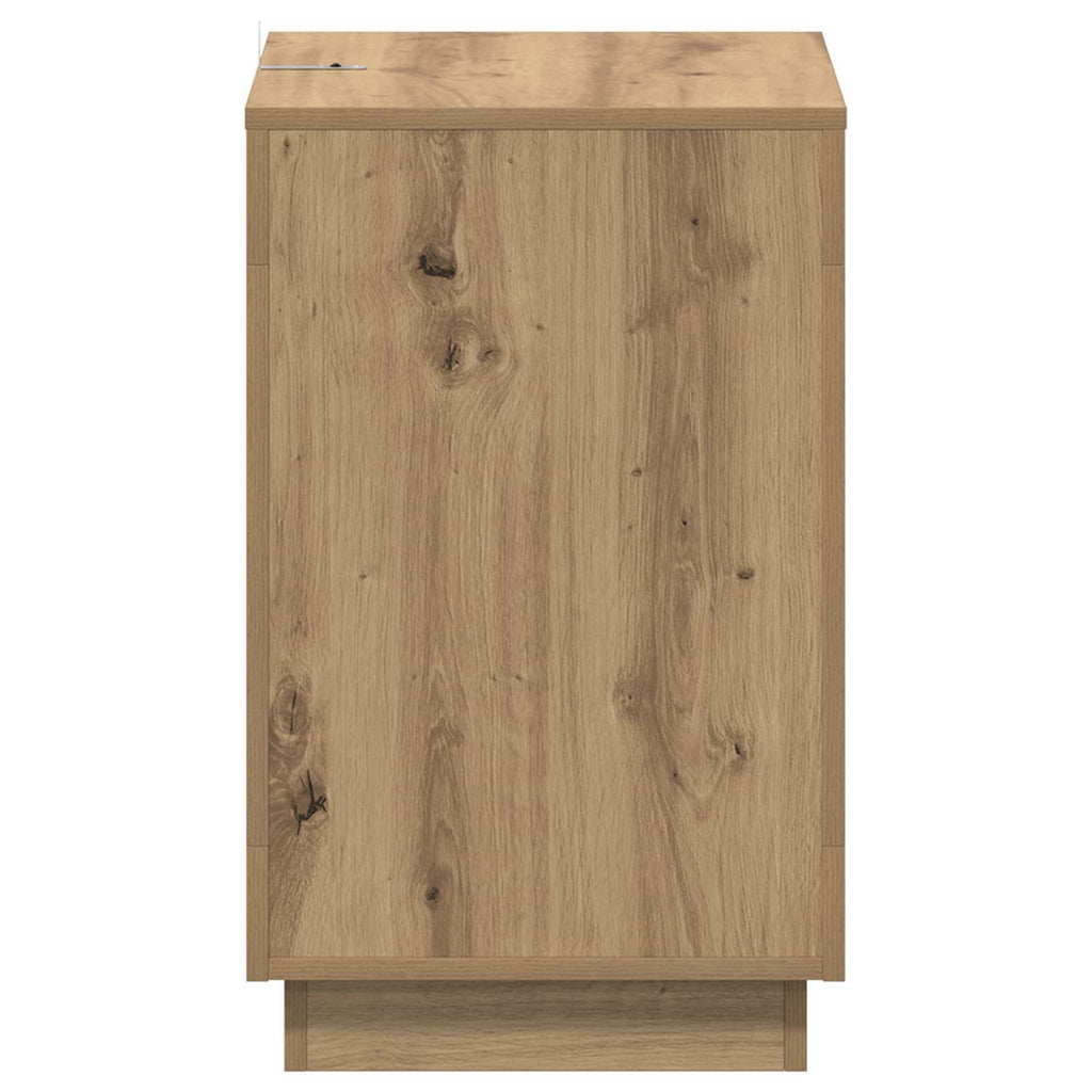 vidaXL Stolik boczny Dąb artisan 60 x 40 x 65 cm Drewno inżynieryjne