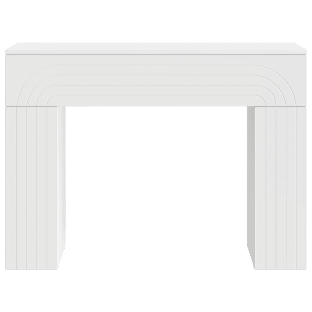 vidaXL Stolik kawowy Biały 102 x 35 x 75 cm Drewno inżynieryjne