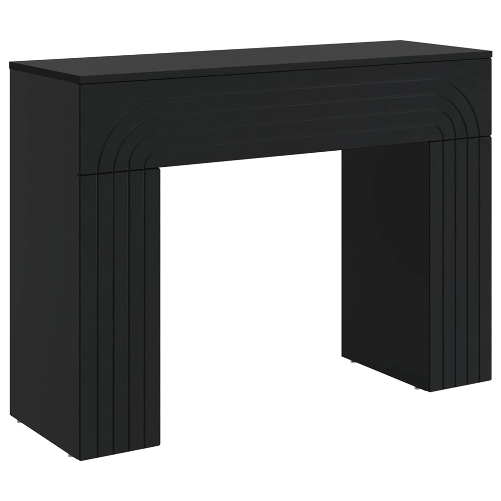 vidaXL Stolik kawowy Czarny 102 x 35 x 75 cm Drewno inżynieryjne