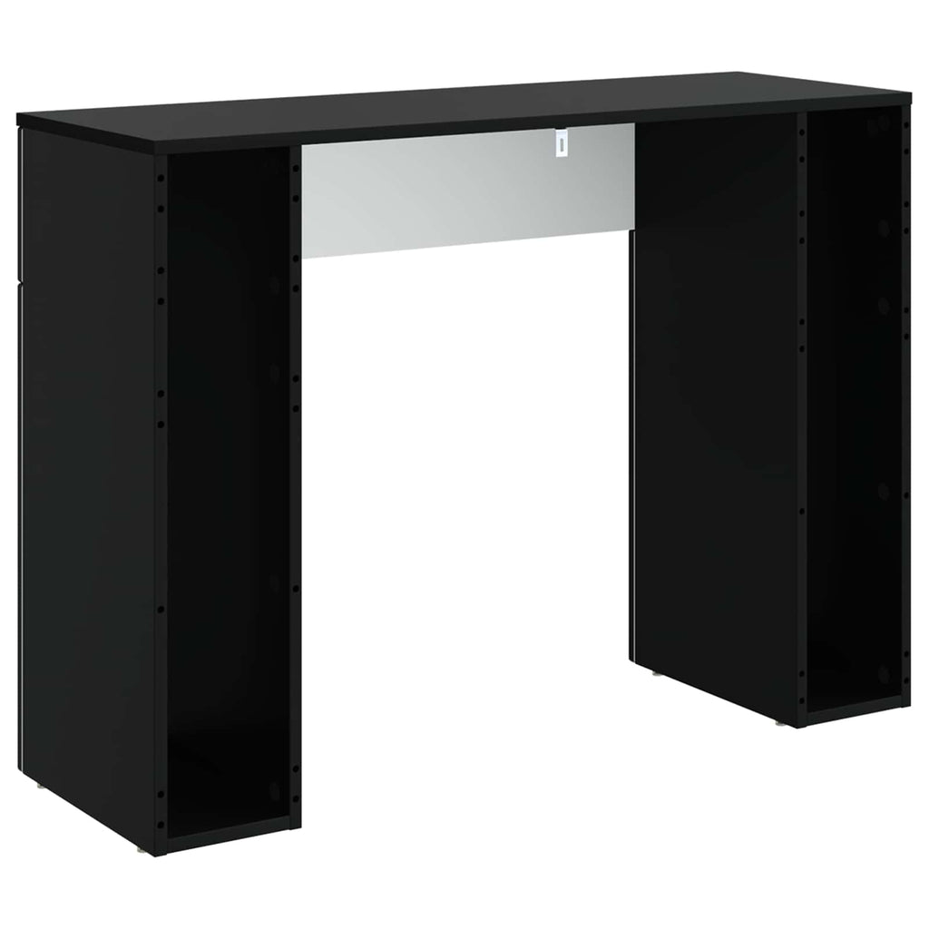 vidaXL Stolik kawowy Czarny 102 x 35 x 75 cm Drewno inżynieryjne
