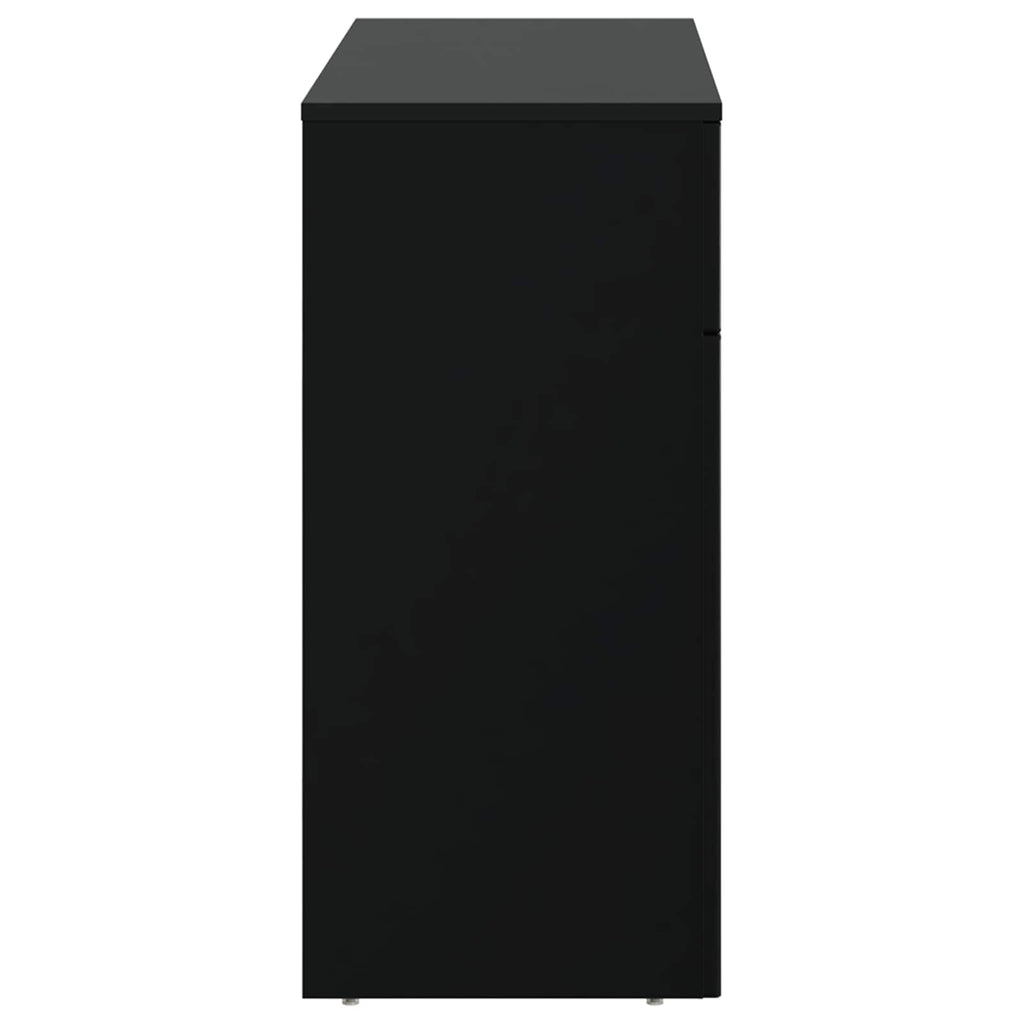 vidaXL Stolik kawowy Czarny 102 x 35 x 75 cm Drewno inżynieryjne