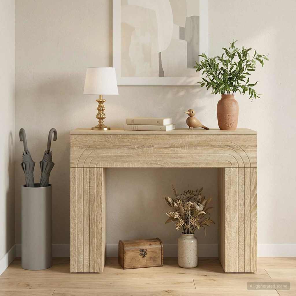 vidaXL Stolik kawowy dąb Sonoma 102 x 35 x 75 cm Drewno inżynieryjne