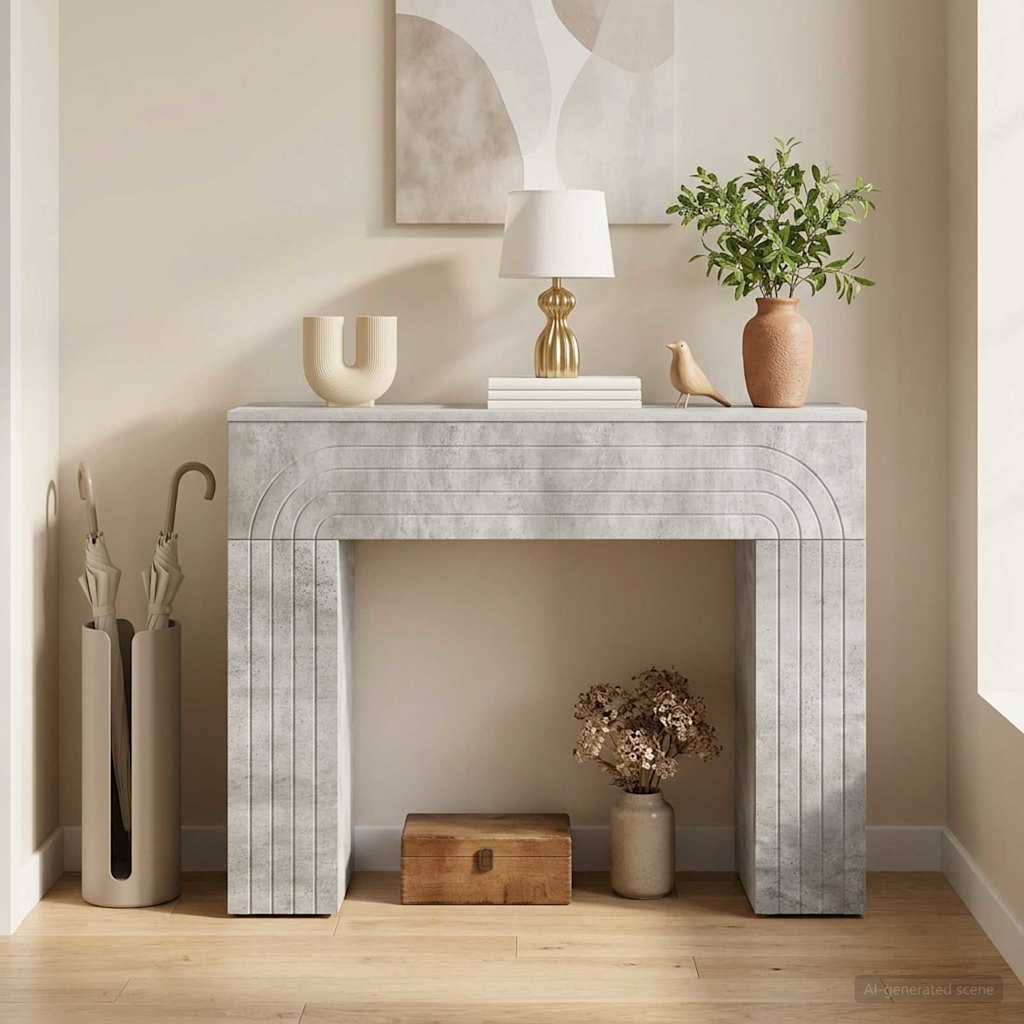 vidaXL Stolik kawowy Betonowy szary 102 x 35 x 75 cm