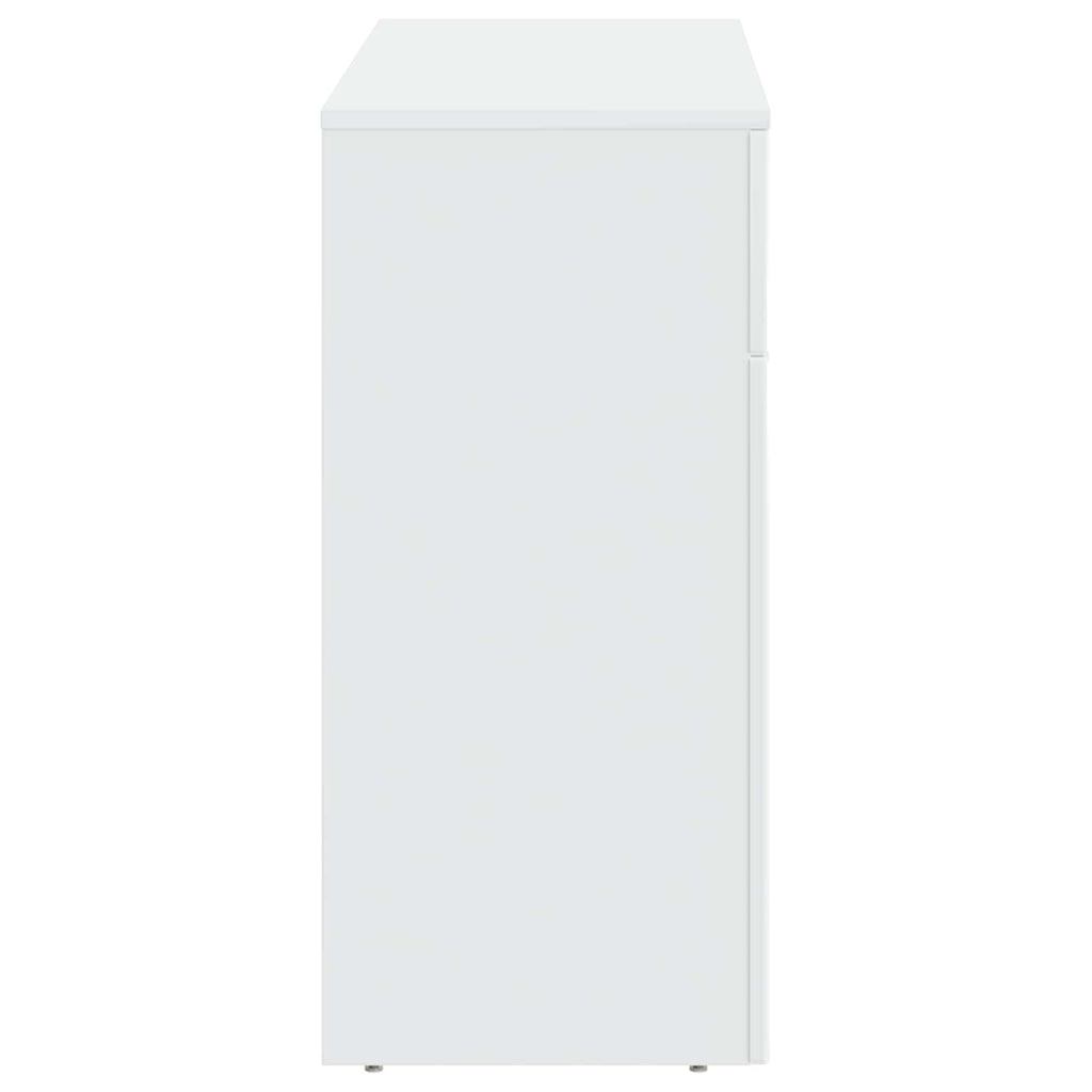 vidaXL Stolik kawowy Biały wysoki połysk 102 x 35 x 75 cm