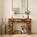 vidaXL Stolik kawowy Dąb wędzony 102 x 35 x 75 cm Drewno inżynieryjne