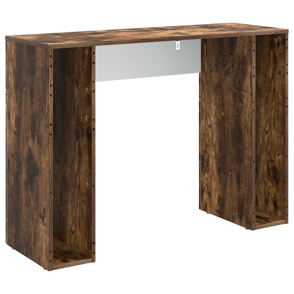 vidaXL Stolik kawowy Dąb wędzony 102 x 35 x 75 cm Drewno inżynieryjne