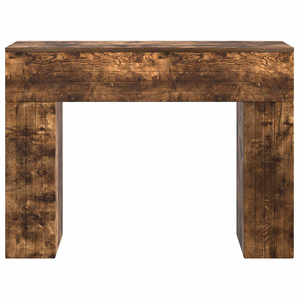 vidaXL Stolik kawowy Dąb wędzony 102 x 35 x 75 cm Drewno inżynieryjne