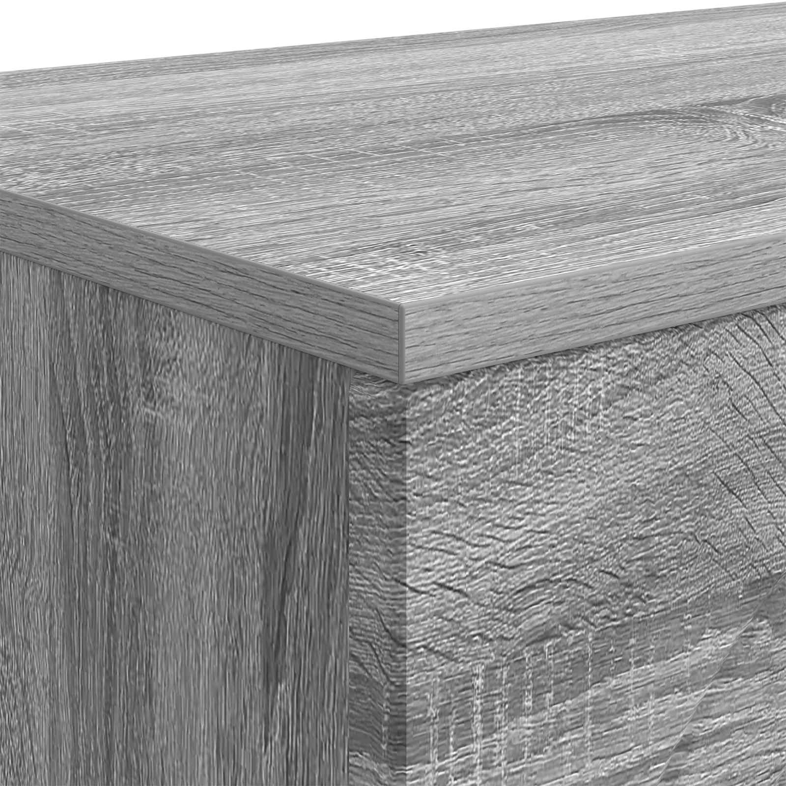 vidaXL Stolik kawowy Szary Sonoma 102 x 35 x 75 cm Drewno inżynieryjne