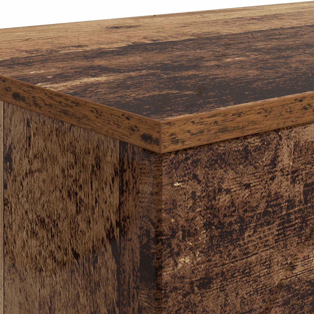 vidaXL Stolik kawowy Stare drewno 102 x 35 x 75 cm Drewno inżynieryjne