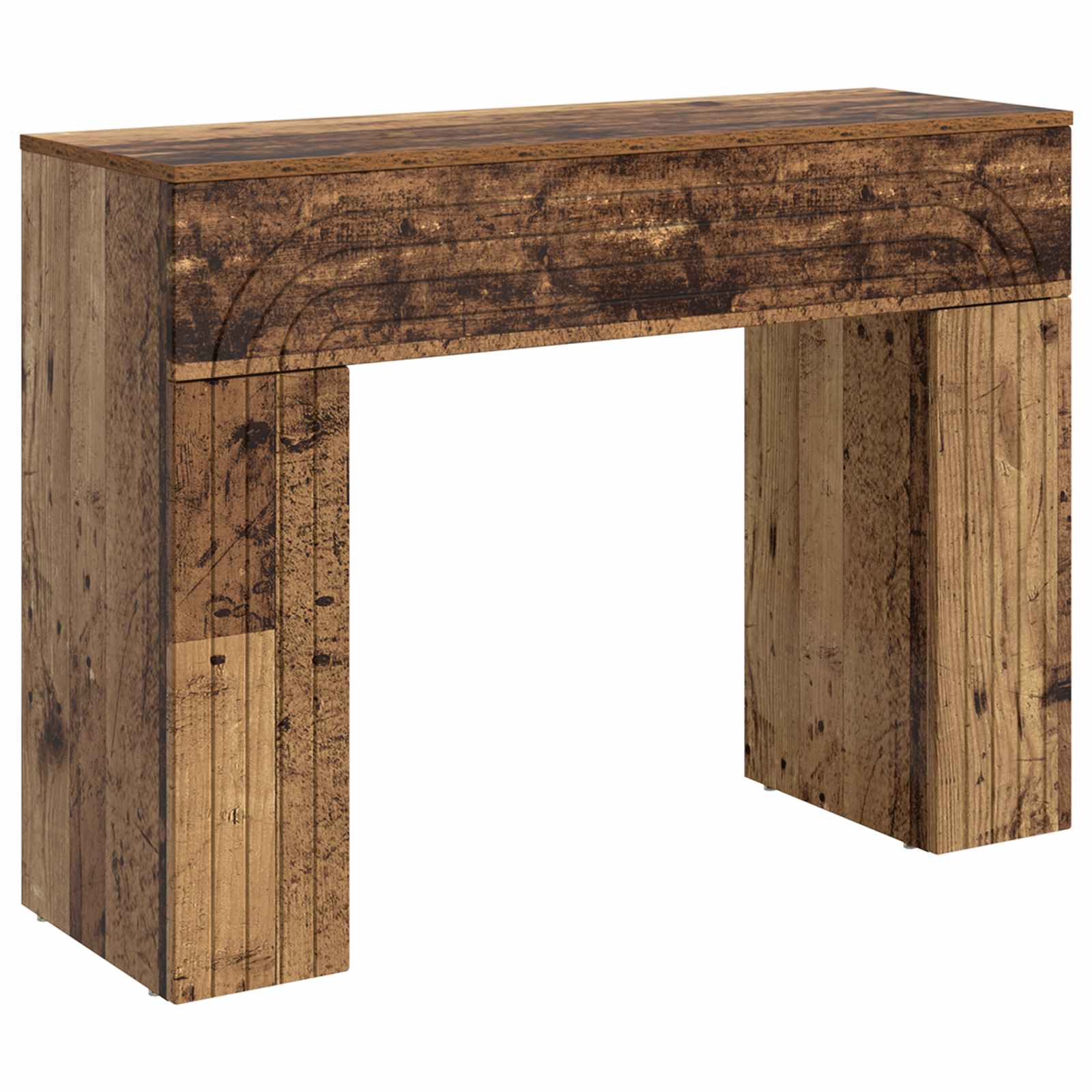 vidaXL Stolik kawowy Stare drewno 102 x 35 x 75 cm Drewno inżynieryjne