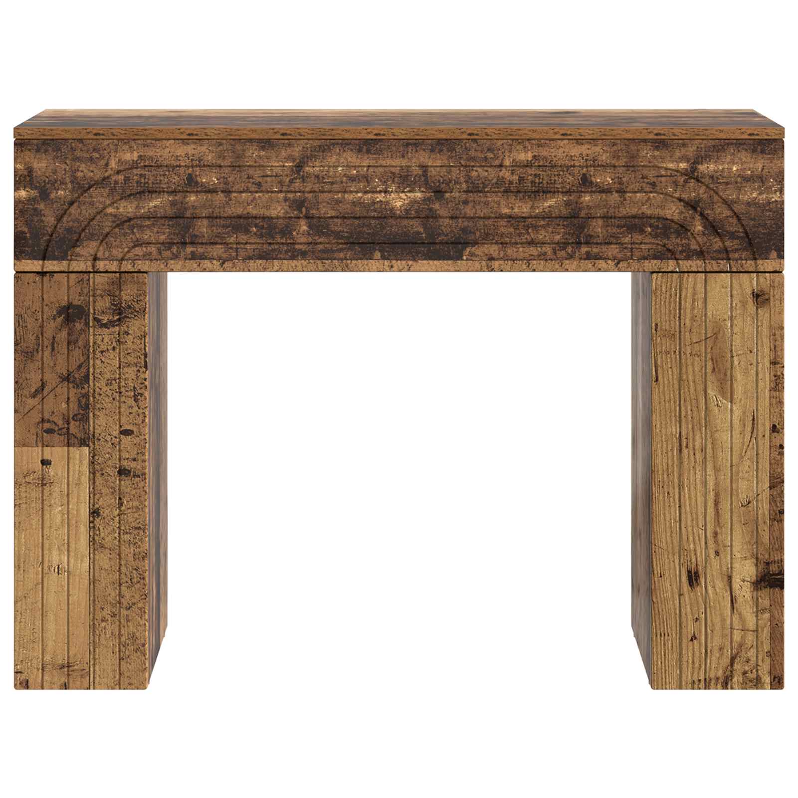 vidaXL Stolik kawowy Stare drewno 102 x 35 x 75 cm Drewno inżynieryjne