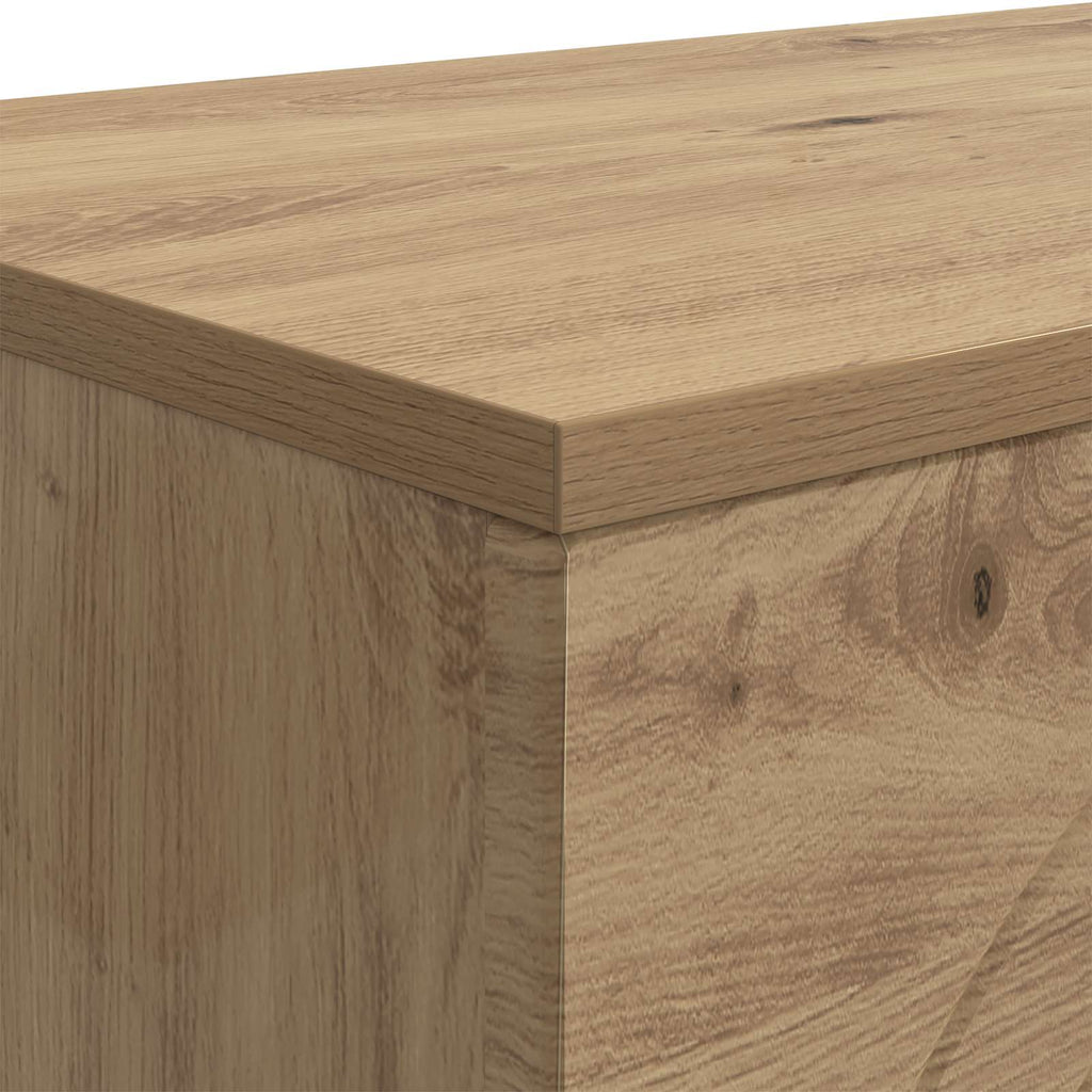 vidaXL Stolik kawowy Dąb artisan 102 x 35 x 75 cm Drewno inżynieryjne