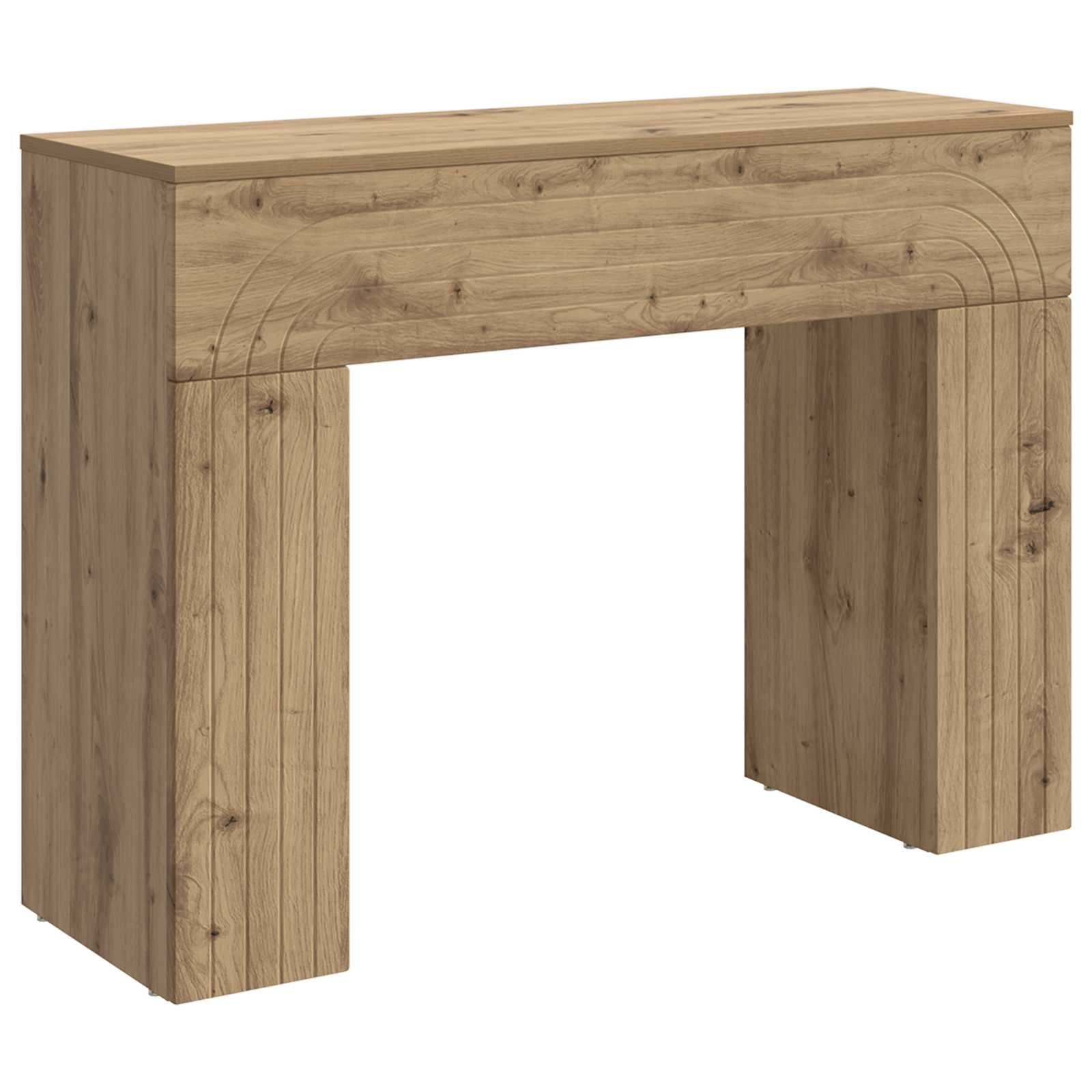vidaXL Stolik kawowy Dąb artisan 102 x 35 x 75 cm Drewno inżynieryjne