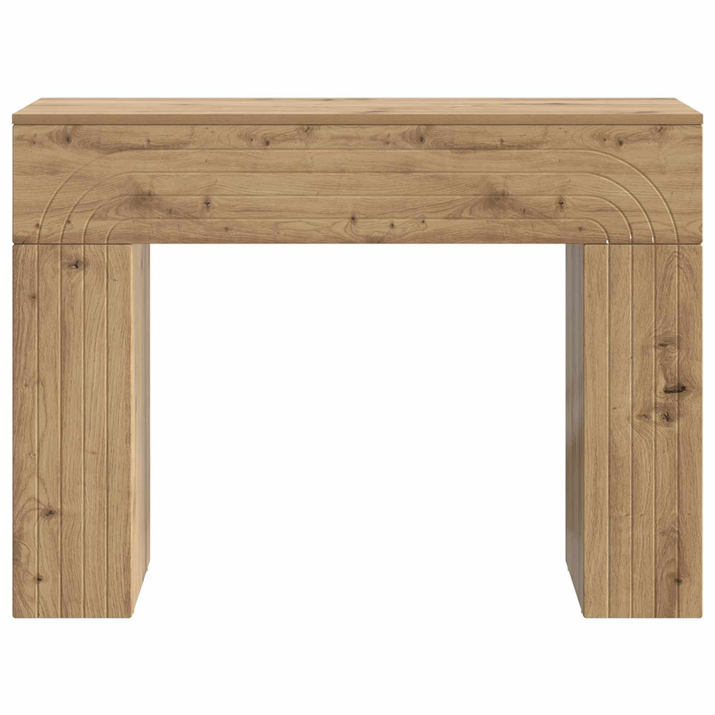 vidaXL Stolik kawowy Dąb artisan 102 x 35 x 75 cm Drewno inżynieryjne