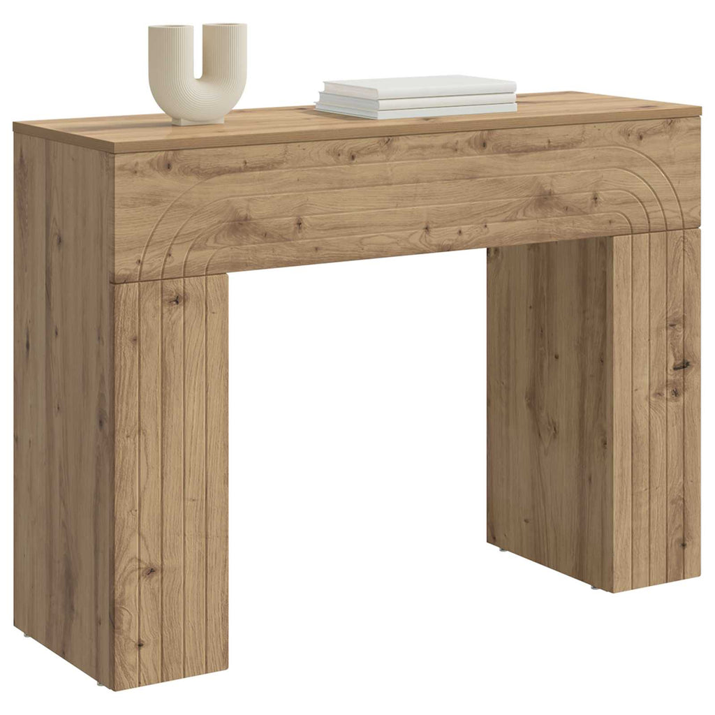 vidaXL Stolik kawowy Dąb artisan 102 x 35 x 75 cm Drewno inżynieryjne