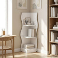 vidaXL Półka narożna Biały 34 x 33 x 102 cm Drewno inżynieryjne