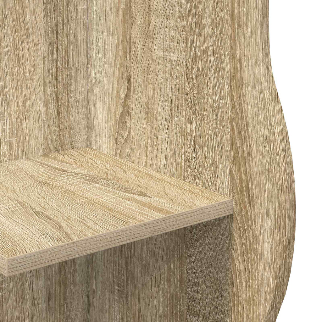 vidaXL Półka narożna dąb Sonoma 34 x 33 x 102 cm Drewno inżynieryjne
