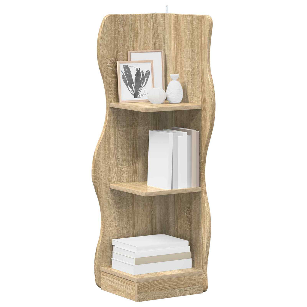 vidaXL Półka narożna dąb Sonoma 34 x 33 x 102 cm Drewno inżynieryjne