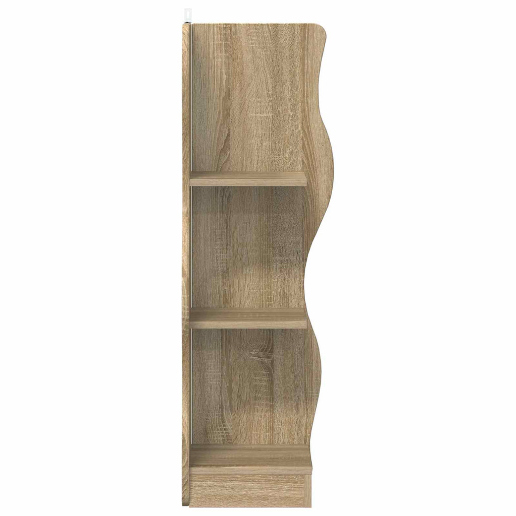 vidaXL Półka narożna dąb Sonoma 34 x 33 x 102 cm Drewno inżynieryjne