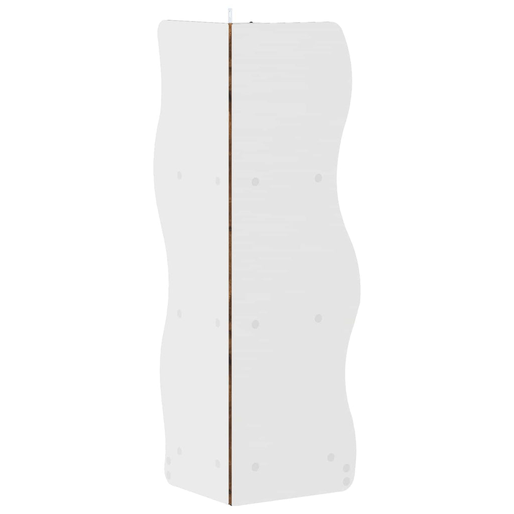 vidaXL Półka narożna Dąb wędzony 34 x 33 x 102 cm Drewno inżynieryjne