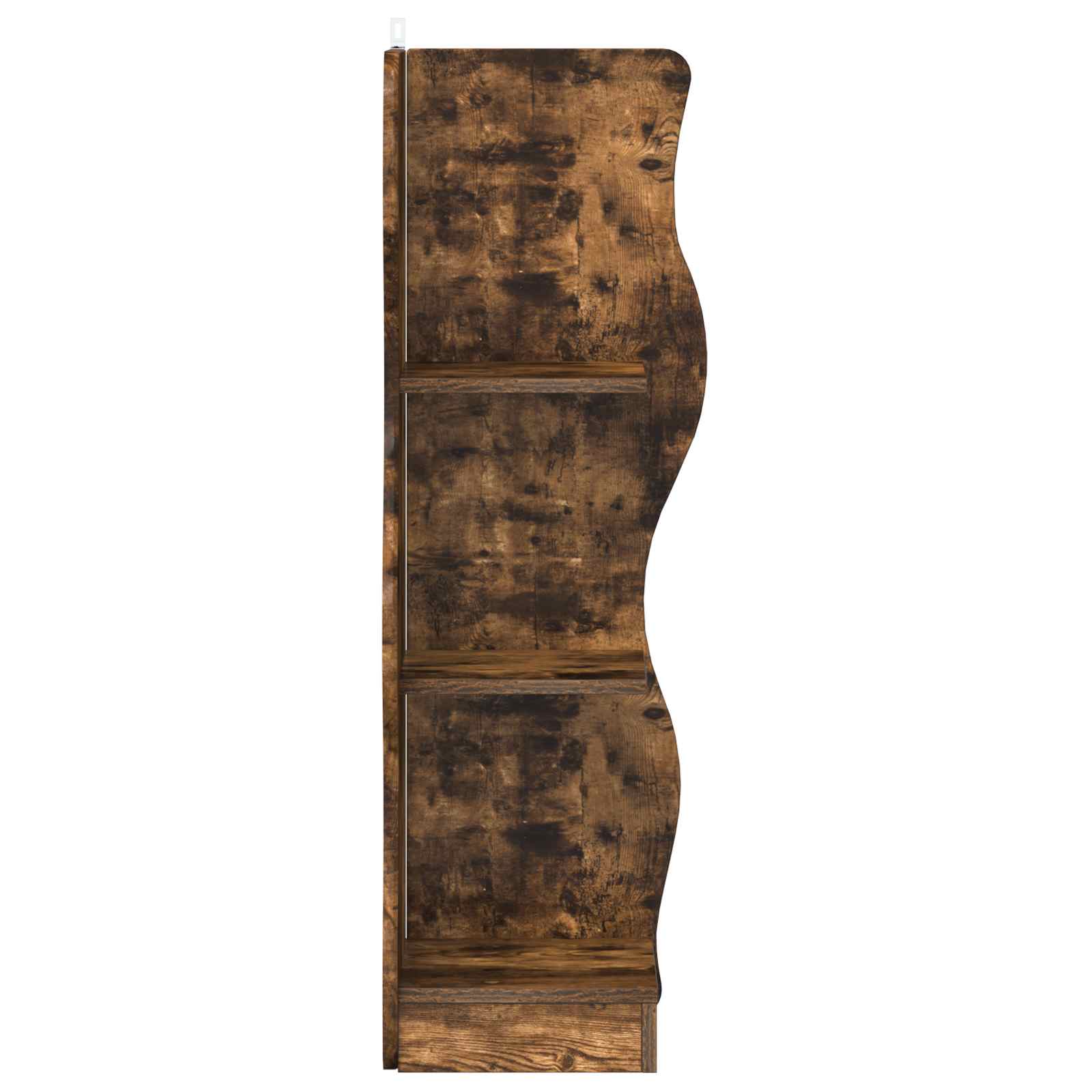 vidaXL Półka narożna Dąb wędzony 34 x 33 x 102 cm Drewno inżynieryjne