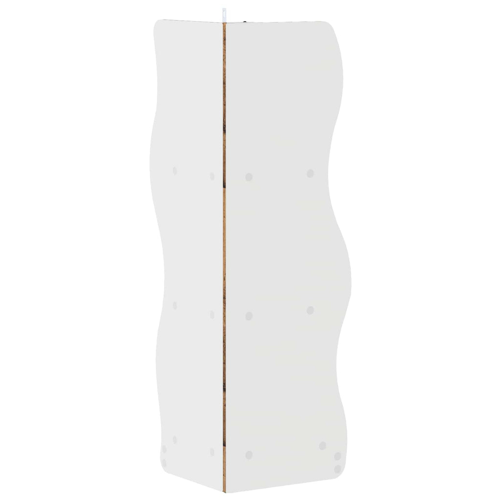 vidaXL Półka narożna Stare drewno 34 x 33 x 102 cm Drewno inżynieryjne