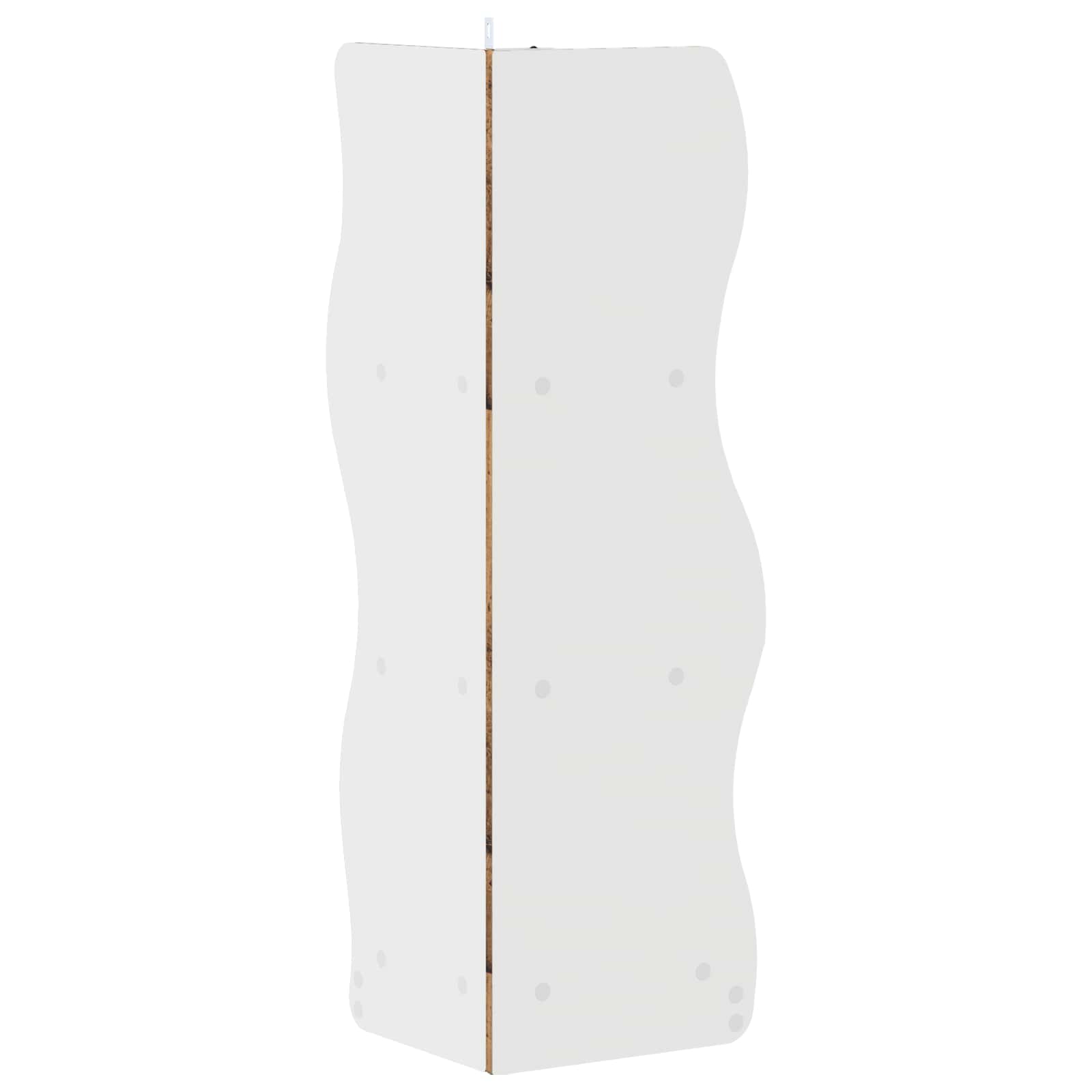 vidaXL Półka narożna Stare drewno 34 x 33 x 102 cm Drewno inżynieryjne