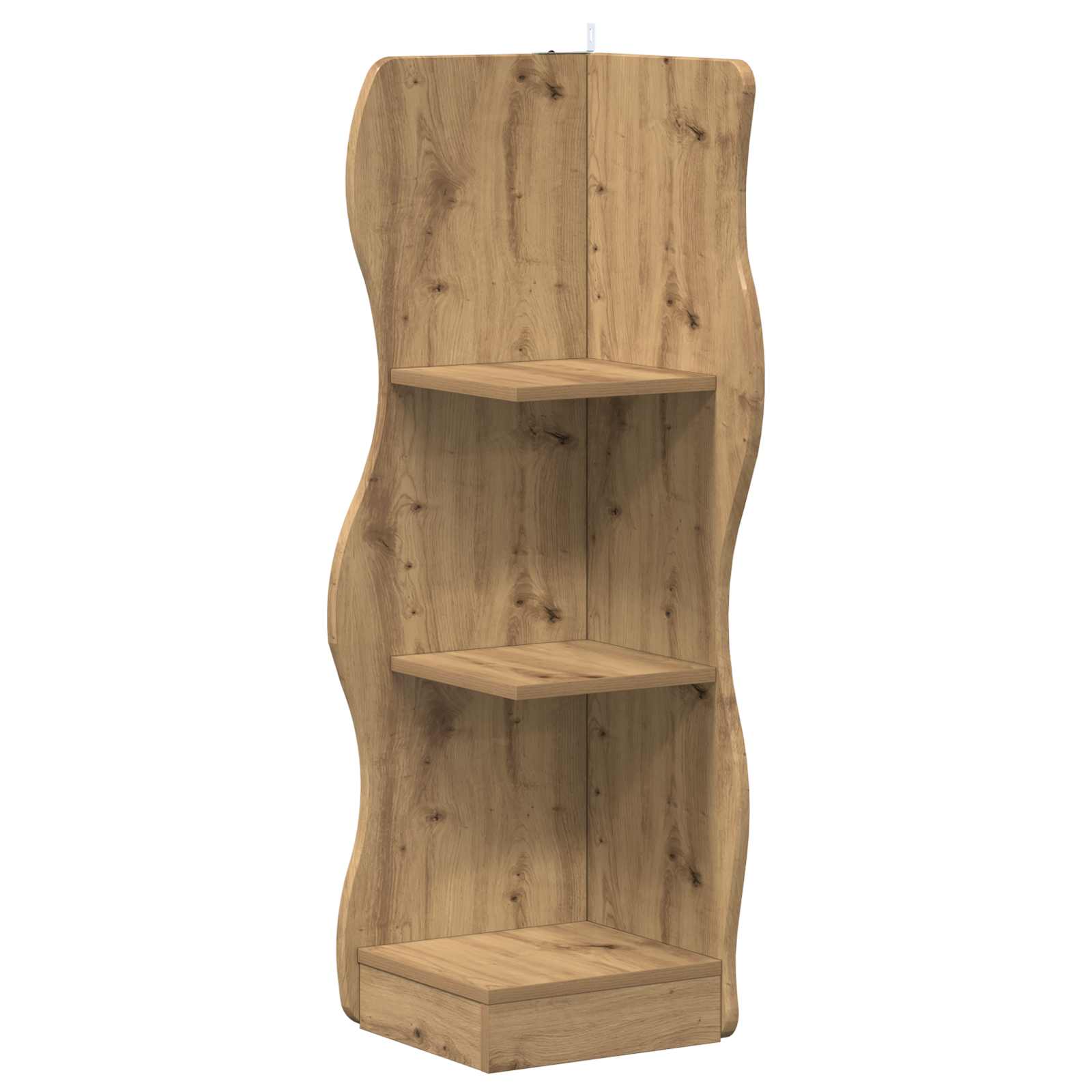 vidaXL Półka narożna Dąb artisan 34 x 33 x 102 cm Drewno inżynieryjne